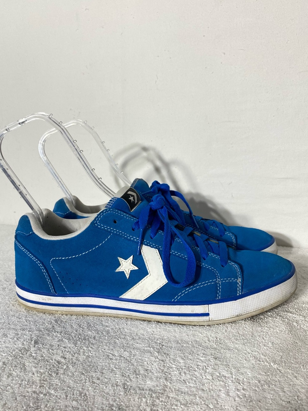 Converse Cons Gates OX Blue Suede Low Top Skate Shoes 12